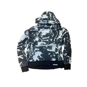 Nike Swoosh Fly Bleach Tie Dye Pullover Hoodie | Women's Small